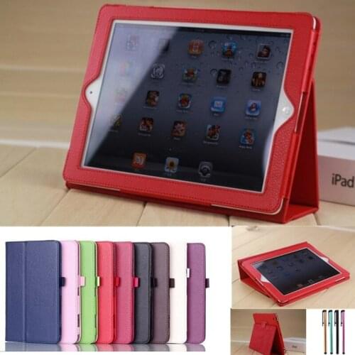 Case For iPad 2 3 4 /ipad 5/6 th Folio Flip PU Leather Cover for iPad Air 4 pro11 10.2 ipad 7/8 th Stand Pencil Holder Cases+pen