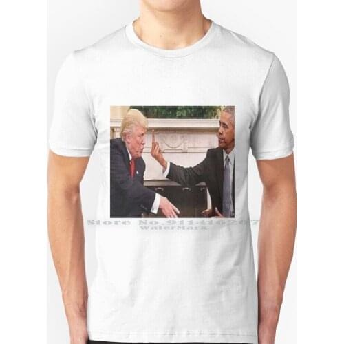 Obama Hates Trump T Shirt 100% Pure Cotton Obama President Barack Barack Obama Michelle Obama Feminist Politics Democrat