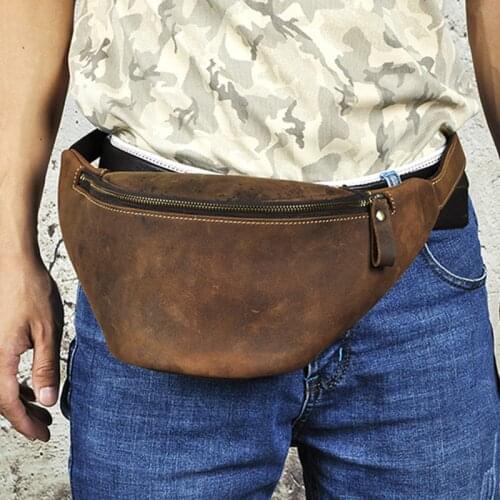 Gold Coral Men's Waist Bags