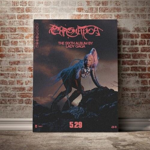 Hot New Poster Star Singer Lady Gaga Canvas Poster Painting HD Wall Art Decor Living Room Bedroom Study Home Decoration Prints