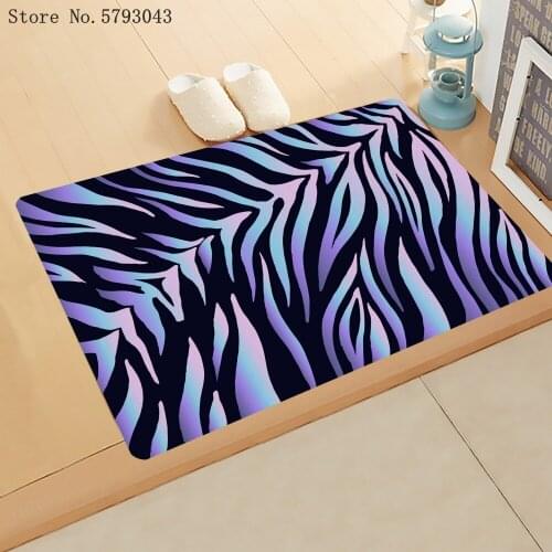 Leopard Mat 40*60cm 50*80cm Multiple-Color Entrance Mats Home Textile Washable Kitchen Floor Bathroom Animals Cartoon Doormats