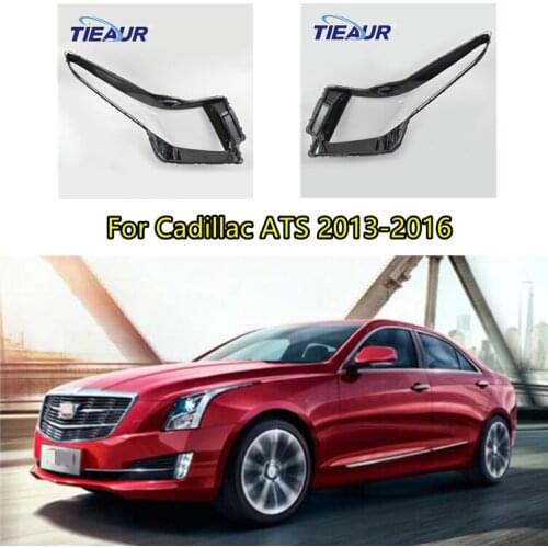 Car Headlight lens cover for Cadillac ATS 13-16 transparent lens cover Headlamp Clear Shell Replacement