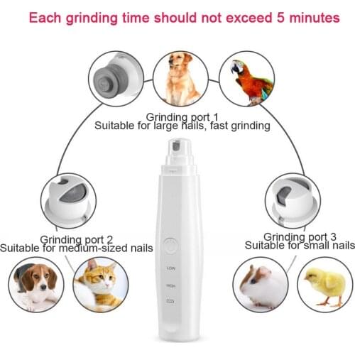 Nail Clippers Electric Pet Nail Scissors Grinder for Dog Cat Claw Grooming Trimmer Cutters Beauty Nail Mill Pet Supplies