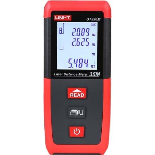UNI-T UT390M Laser Meter Rangefinder Hunting 0.05-35M Min Unit 1mm Tape Measure Ruler Tester Tools