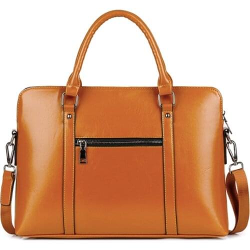 Fashion Laptop Bag PU Female Male Waterproof Shockproof Portable Briefcase Shoulder Notebook Bag Computer bag Business