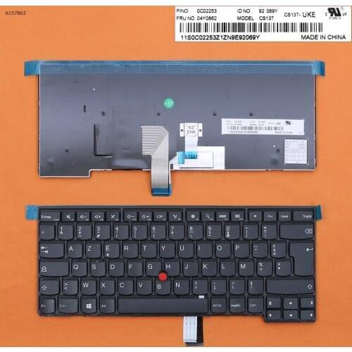 French AZERTY New Keyboard For Lenovo Thinkpad T450 T450S T460 L440 E431 E440 L450 L460 L470 20J4 20J5 20JU 20JV Laptop