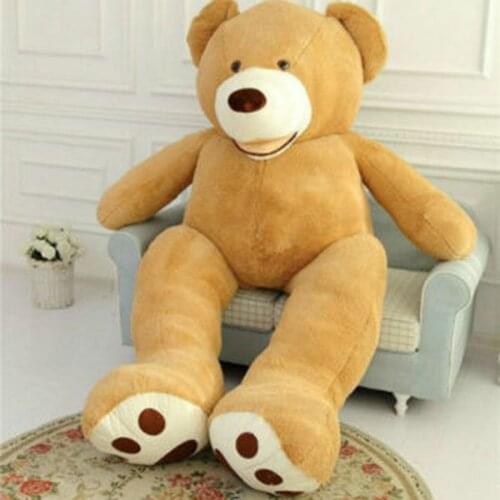 100cm Huge Giant Teddy Bear Stuffed Plush Toys Kids Holiday Gift 3.28ft Max Stuffed Animals Plush Doll Game Toy