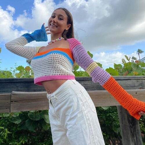 Autumn Winter Sweater Casual Woman Sweater Pullovers Striped Jumper Warm Sweaters Lady Pullover Sweater Female Retro