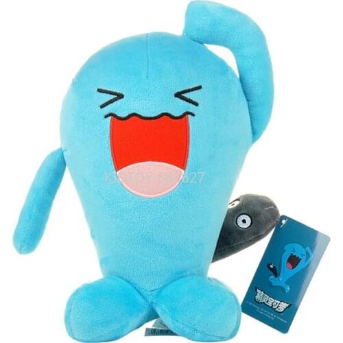 Genuine Pokemon Plush Toy Elf Doll Pocket Monsters Pokemon Wobbuffet Doll Children Birthday Christmas Gifts