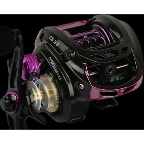 Fishing Reel Baitcasting Reel 6.5:1 High Speed 5KG Max Drag Reinforced Reel Carp Fishing Reel Distant Wheel Carretilha De Pesca