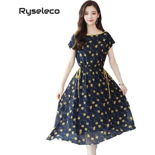 Ryseleco Short Sleeve Dresses