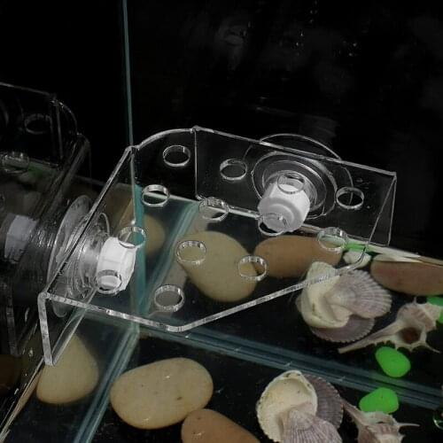 P15D Coral Frag Rack Acrylic Fish Tank Aquarium Corner Coral Frag Holder Button Coral Reef Broken Frame Enhanced Suction Cup