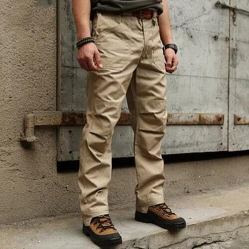 Outdoor Sports tactical 100% Cotton Pants Man Multi Pocket SWAT Combat Pants Overalls mens Trousers Breathable Tactical Pants