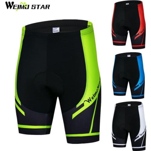 Weimostar Coolmax 4D Gel Padded Cycling Shorts Pro Team MTB Bicycle Shorts Summer Riding Tight Bicycle Shorts For Men Women