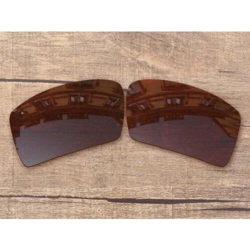 Vonxyz Bronze Brown Polycarbonate Replacement Lenses for-Oakley Eyepatch 2 Frame