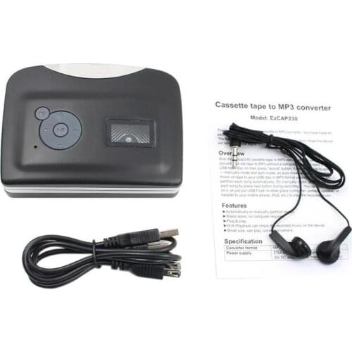 1Pcs Tape to PC USB Cassette to MP3 CD Digital Audio Music Player Converter Tape to MP3 Capture Recorder Car Styling Players