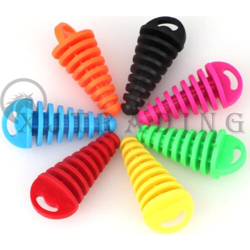 1 Pcs Exhaust Pipe Plug Motorcycle Motocross Tailpipe Rubber Air Bleeder Plug Exhaust Silencer Wash Plug Pipe Protector