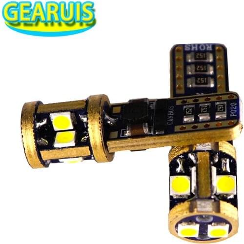 4pcs 12V-18V Canbus T10 no error non polar 10 smd 3030 0.18A 194 W5W 501 Auto Car Parking Light License Plate Light White