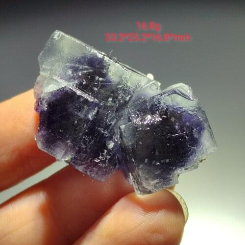 5.3g-24.5gNatural purple fluorite mineral stone home decoration, healing energy chakra crystal mineral samples