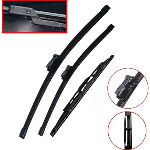 Car front & rear Windshield Windscreen Wiper Blades set For Chevrolet Equinox MK2 2010 - 2017 Window Wiper