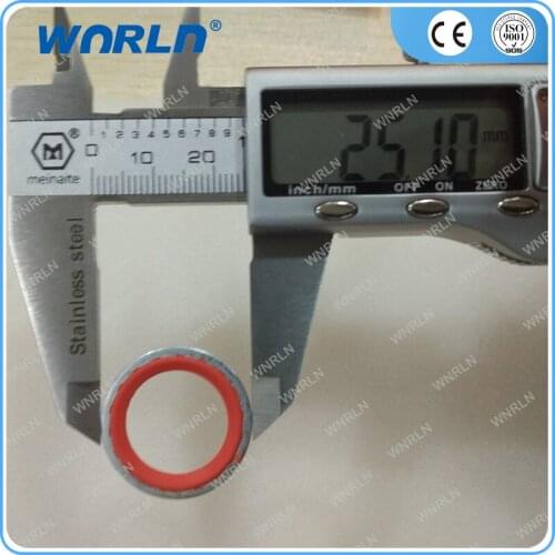 Auto Car Air Conditioner Compressor joint sealing gasket HNBR/NBR seal 25.1*17.2*1.3