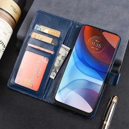 Flip Wallet Case For Motorola Moto E7 Power Leather Cover For Moto E7 Power Phone Case Funda Capa Coque