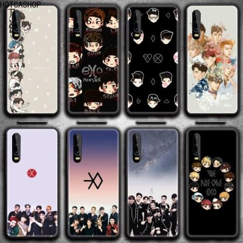 Kpop EXO Phone Case for Huawei P20 P30 P40 lite E Pro Mate 30 20 Pro P Smart 2020 P10