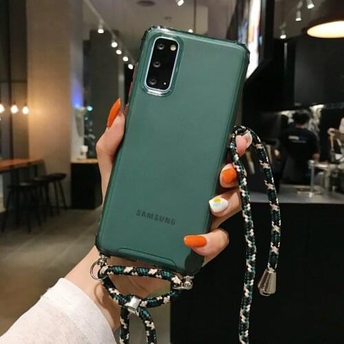 Strap Lace Chain Phone Ribbon Collar Lanyard Mobile Phone Case Carrying Case for Huawei Mate 10 20 30 Nova 3 4 4e 5 P20 P30 Lite