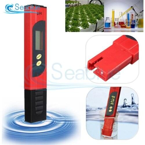 Digital LCD PH Meter Pen of Tester Accuracy 0.1 Aquarium Pool Water Wine Automatic Calibration Water Quality Purity Test Tool