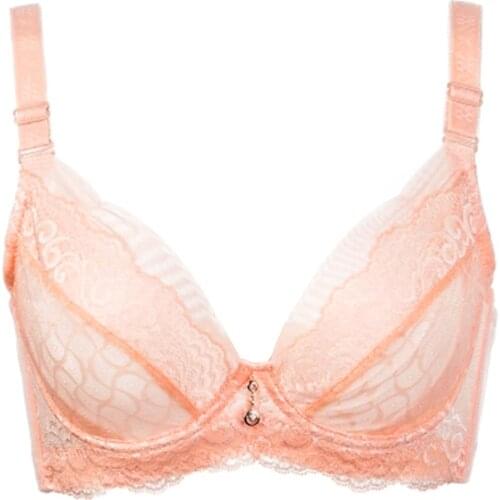 Womens Floral thin bralette New lace bras for Women Underwear lingerie deep V sexy bra Big Plus Size brassiere