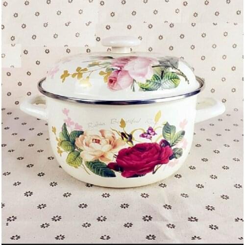 CASSROLE COOKING POT ENAMEL KITCHEN UTENSIL