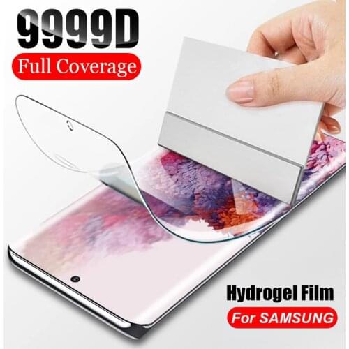 Hydrogel Film For Samsung S21 Plus Ultra Screen Protector S10 S9 S8 E Lite 5G S20 FE Not Glass Note 8 9 10 20 S 21 Soft Film