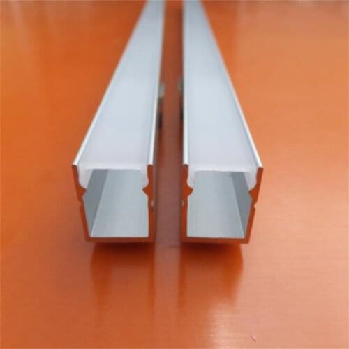 10 X 1M sets lot good price aluminum profile for led light bar and U-shape strip channel led for ground or floor lights