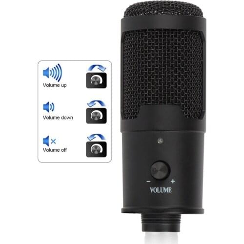 JABS USB Condenser Microphone Professional Microphone For Computer Laptop Karaoke KTV Tik Tok Youtube Microphone
