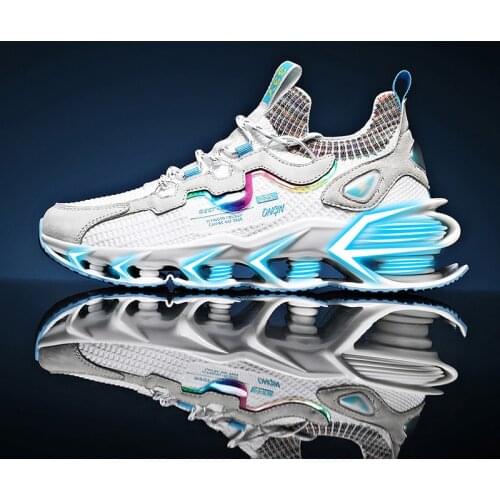 Blade Running Shoes Chunky Sneakers Men New Trendy Mesh Breathable Socks Casual Sports Footwear Height Increasing Walking Shoes