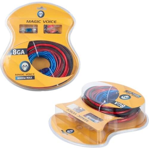 MAGICVOICE MV-12144 8 GA AUTO ANFİ CABLE SET