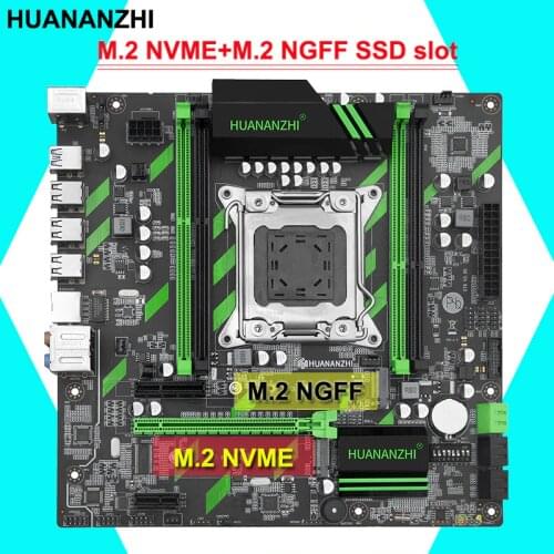 HUANANZHI X79-ZD3 M-ATX Motherboard with HI-SPEED NGFF NVME M.2 SSD Slot SATA3.0 USB3.0 RAM Max Up To 128G Buy Computer On Sale