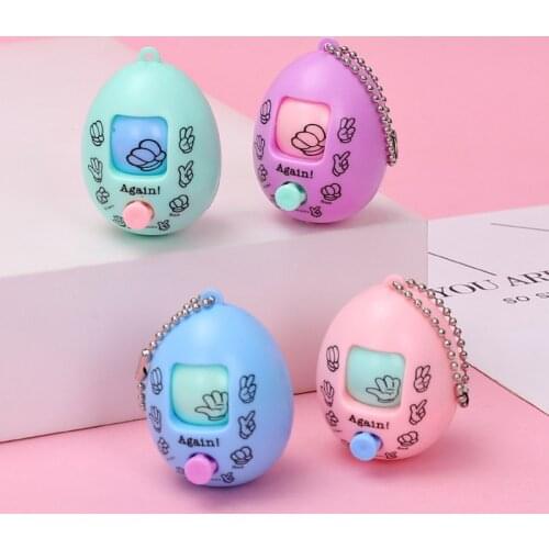 2/4/10PCS Mini Finger Guessing Game Rock Paper Scissors Play Toy Kids Birthday Baby Shower Party Favor Guest Gift Key Chain