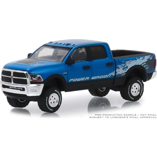 GreenLight 1:64 2016 Ram 2500 Power Wagon - Blue Alloy model car Metal toys for childen kids diecast gift