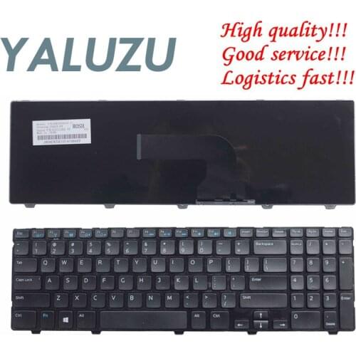 NEW US keyboard for DELL FOR Inspiron 15 3521 15R 5521 black English laptop keyboard with frame