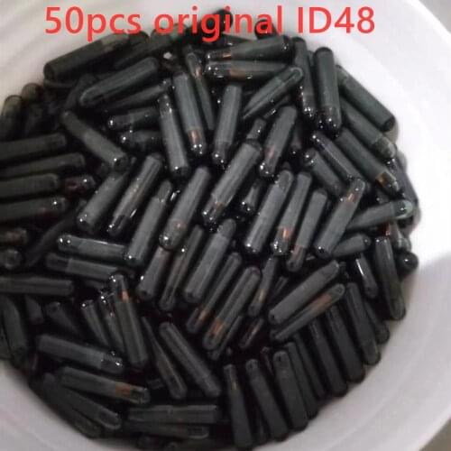 Original ID48 glass chip auto transponder chip 48 chip for Audi Skoda Honda original ID48 glass chip auto transponder chip 48