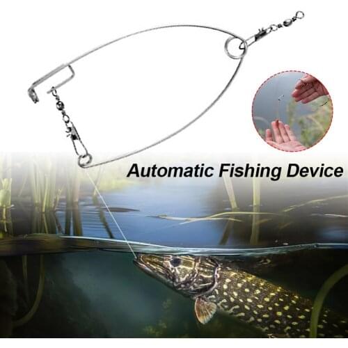 Fishing Tackle Artifact Camping Automatic Fishing Device Spring Ejection Hook Fishing Hook Stainless Steel Fishing Accessories