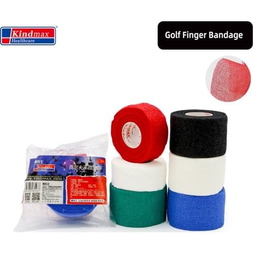 Kindmax Self Adhensive Golf Grip Cotton Gauze Bandage Wrap Roll For Sports Fitness Tape Fixed