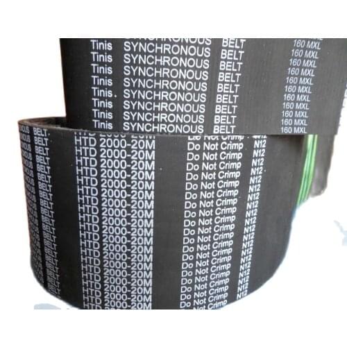 Tinis HTD 2000-20M Synchronous Belt, Timing Belt,Transmission Belt
