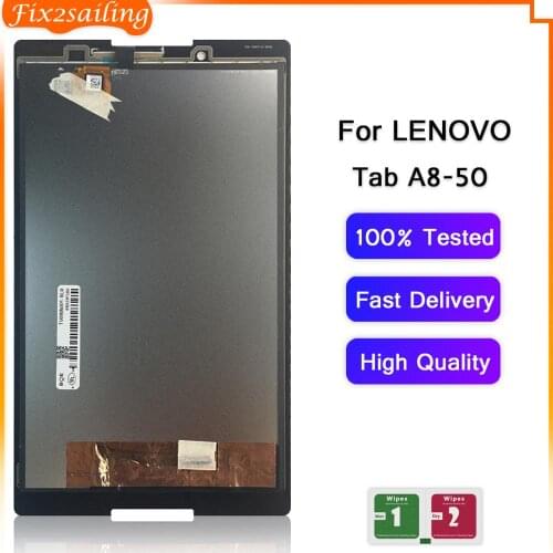 New 8'' For Lenovo A8-50 A8-50F A8-50L ZA04 A8-50LC LCD Display Touch Screen Assembly Replacement For Lenovo Tab 2 A8-50