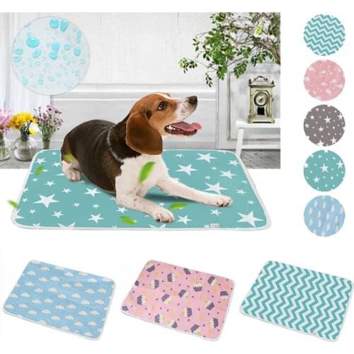 Dog Urine Mat Absorbent Breathable Diaper Pad Waterproof Dog Cat Washable Seat Cover Puppy Travel Portable Cushion Pet Products