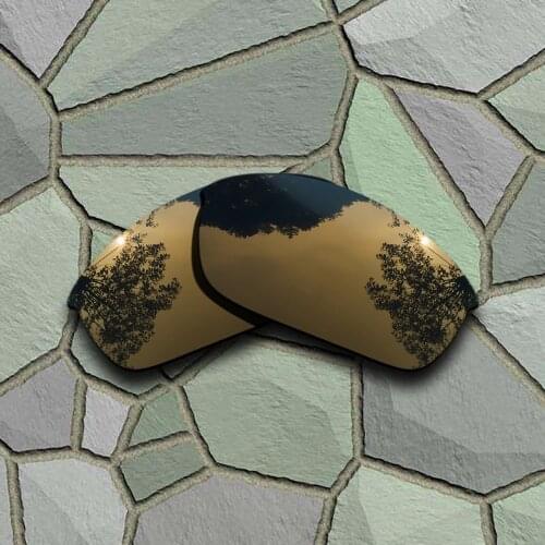 Bronze Copper Sunglasses Polarized Replacement Lenses for Oakley Flak Jacket