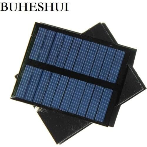 BUHESHUIMini Solar Cell 100MA 5V Solar Panels For Small Power 3.7v Battery Charger Light Study Epoxy 72*58MM Wholesale 500pcs