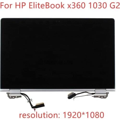 13.3" inch LCD assembly For HP EliteBook x360 1030 G2 LED Touch screen FHD 1080P 2 in 1 Notebook LCD Screen 917927-001