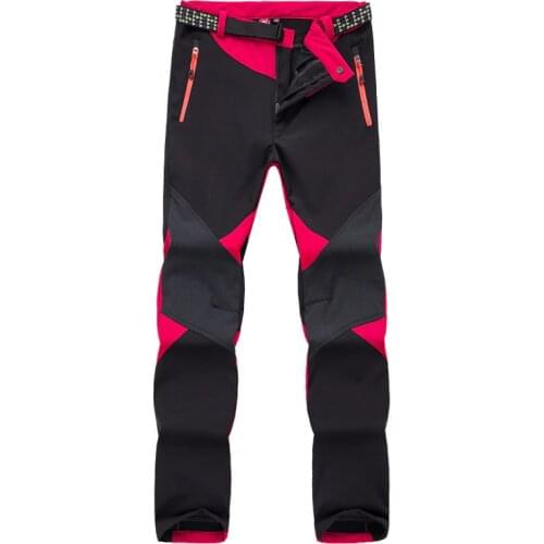 Winter Warm Camping Hiking Outdoor Sport Pants Waterproof Fleece Windproof Fishing Pants Men Women Mountain Pant